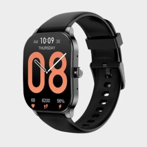 Amazfit Smartwatch Pop 3S Pantalla AMOLED de 1.96", Responder y Realizar Llamadas, Asistente de Voz, Control de música Bluetooth, Monitoreo de Salud